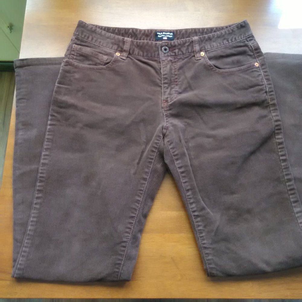 Women's brown corduroy pants